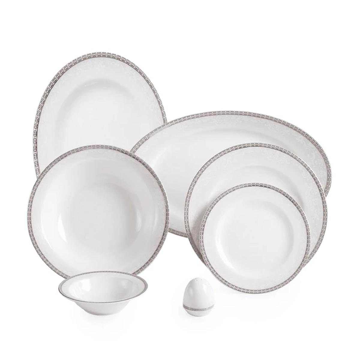 تخفیف سرویس غذاخوری 28 پارچه چینی زرین ایران مدل ایتالیا اف ریوا درجه 3