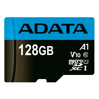 کارت حافظه microSDXC ای دیتا مدل Premier V10 A1 کلاس 10 استاندارد UHS-I سرعت 100MBps ظرفیت 128 گیگابایت کارت حافظه microSDXC ای دیتا مدل Premier V10 A1 کلاس 10 استاندارد UHS-I سرعت 100MBps ظرفیت 128 گیگابایت
