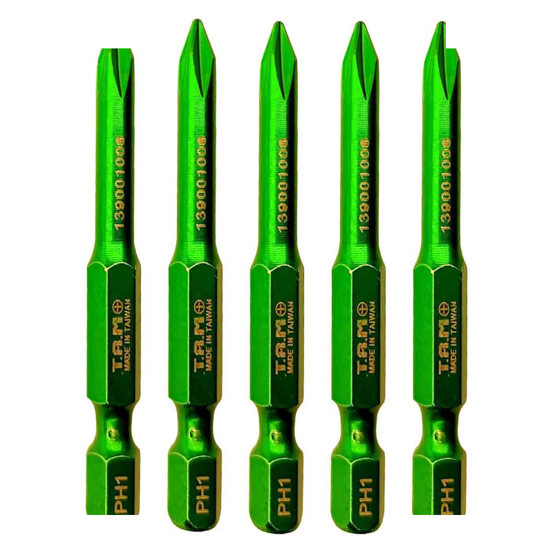 سری پیچ گوشتی چهارسو تام مدل بیت خور کد AJ-PH1*150MM سایز 150 میلی متر مجموعه 5 عددی