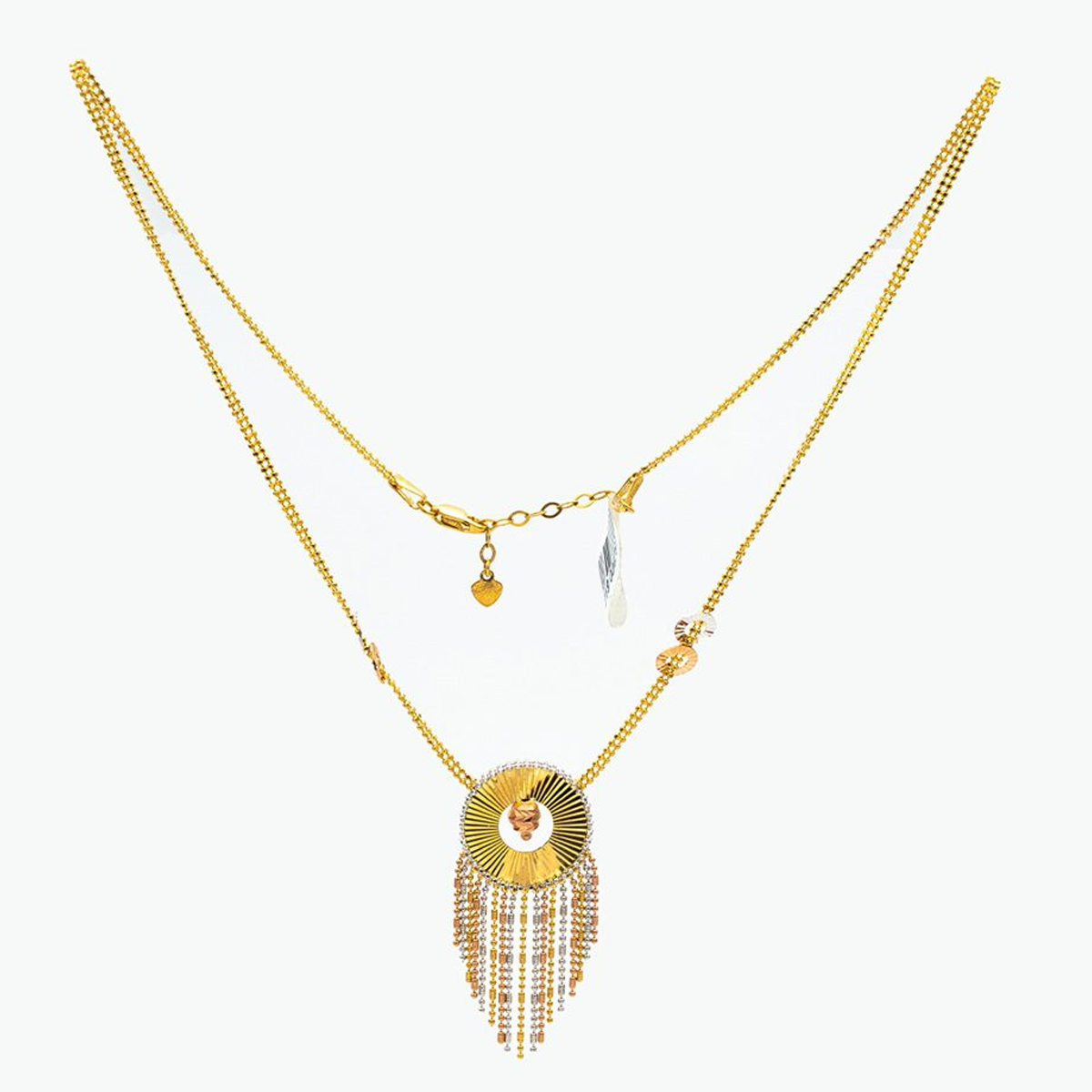 گردنبند طلا 18 عیار زنانه گالری طلا عرفان مدل دو رنگ سفید و زرد ونکلیف کد 4797 گردنبند طلا 18 عیار زنانه گالری طلا عرفان مدل دو رنگ سفید و زرد ونکلیف کد 4797-small-image