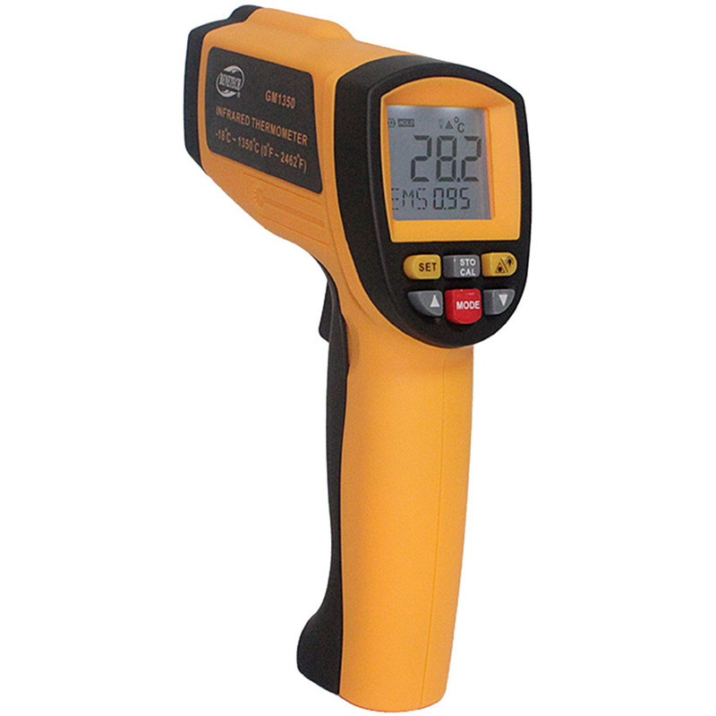 ترمومتر لیزری تفنگی دیجیتال بنتک مدل GM1350 ترمومتر لیزری تفنگی دیجیتال بنتک مدل GM1350