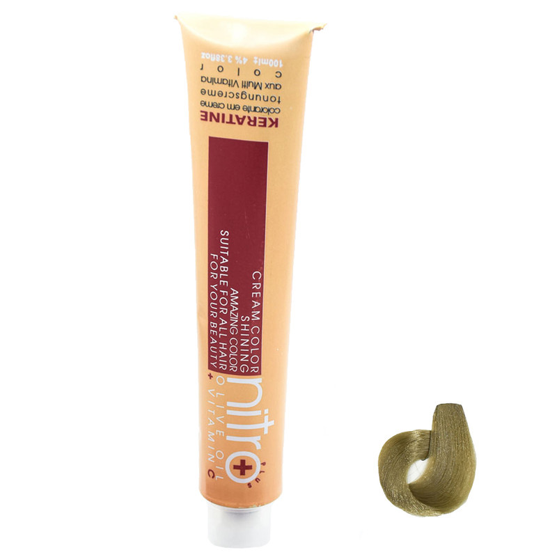 رنگ مو نیترو سری Keratine مدل بلوند زیتونی روشن شماره 9.3 رنگ مو نیترو سری Keratine مدل بلوند زیتونی روشن شماره 9.3