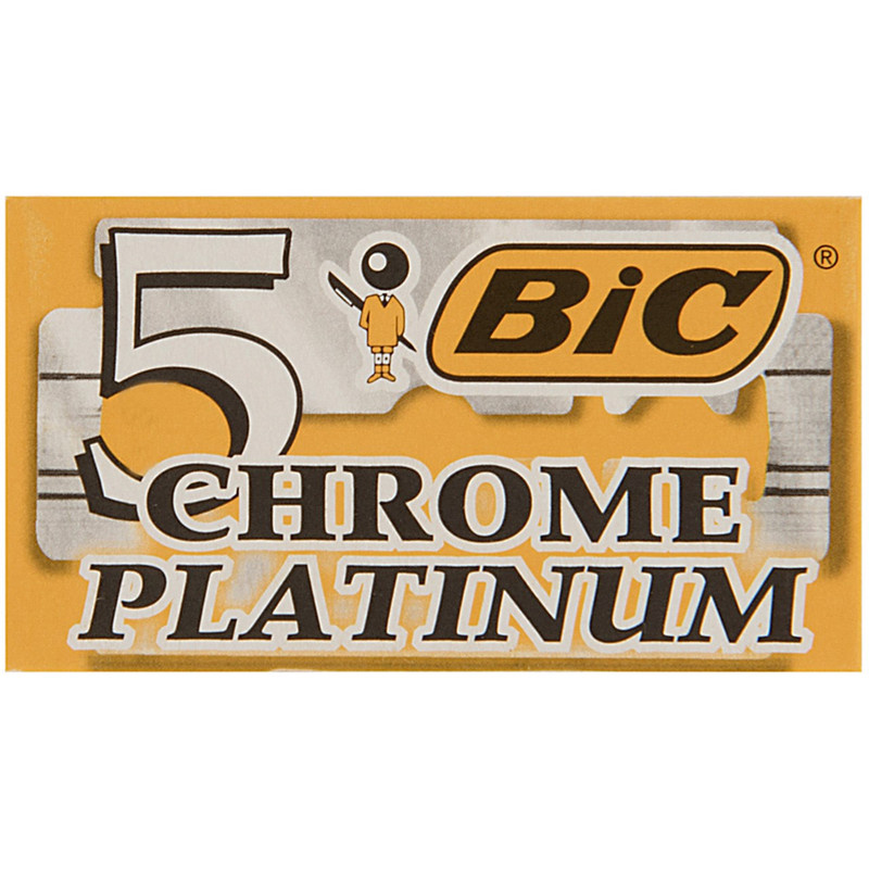 تیغ یدک بیک مدل Platinum Chromium Double Edge تیغ یدک بیک مدل Platinum Chromium Double Edge