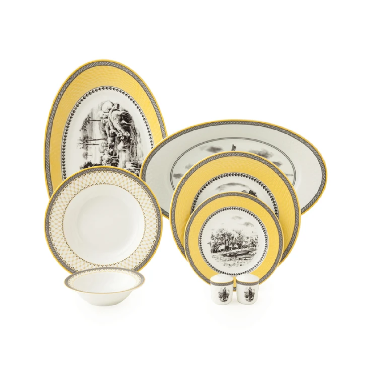 سرویس غذاخوری 28 پارچه چینی زرین ایران مدل رادیانس ویلیج درجه 3 سرویس غذاخوری 28 پارچه چینی زرین ایران مدل رادیانس ویلیج درجه 3-small-image