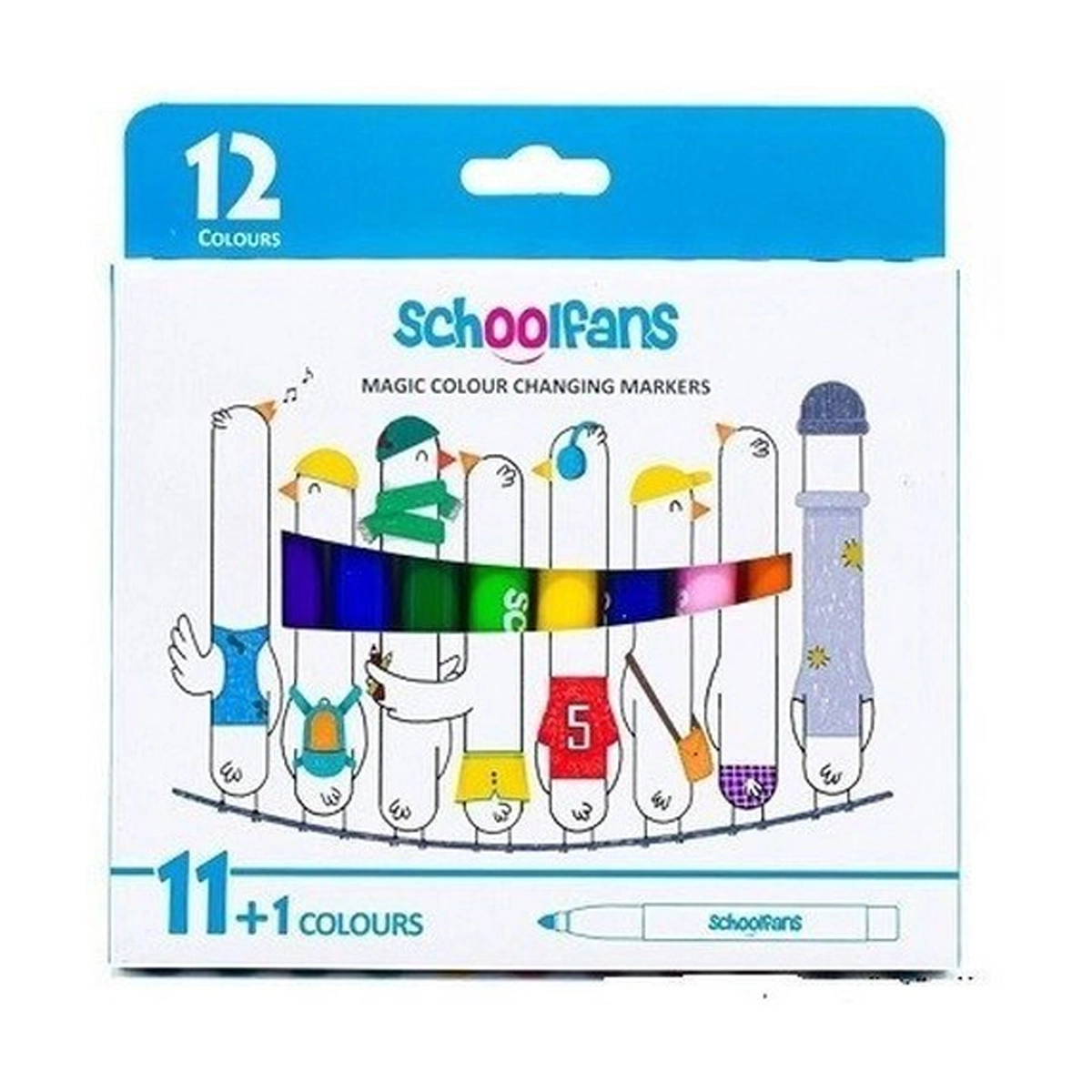 ماژیک جادویی اسکول فنس کد 92435 بسته 1+11 عددی ماژیک جادویی اسکول فنس کد 92435 بسته 1+11 عددی -small-image