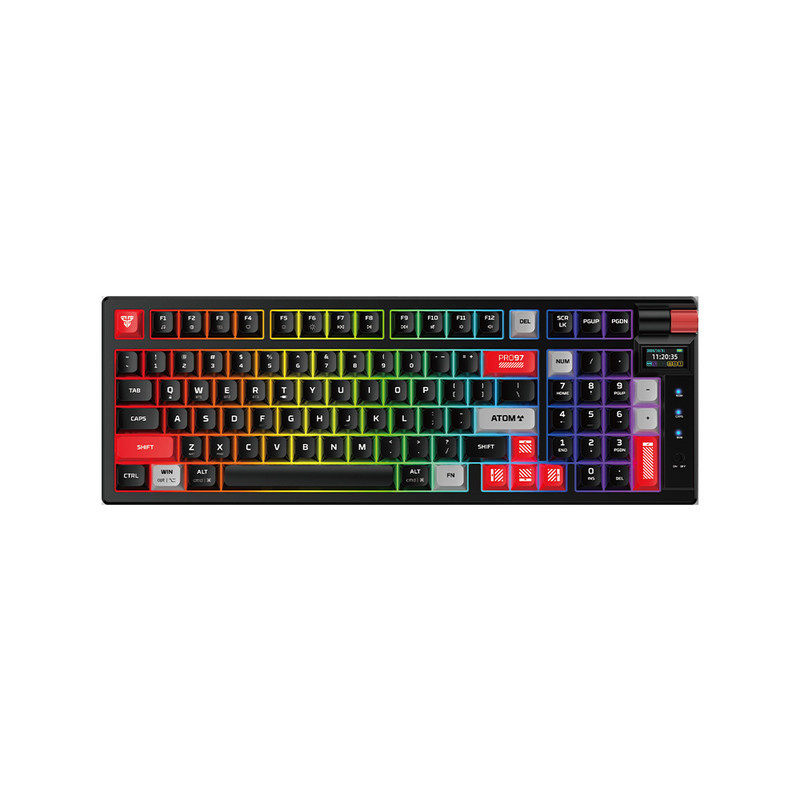 کیبورد گیمینگ فنتک مدل ATOM PRO MK918BLUESWITCH کیبورد گیمینگ فنتک مدل ATOM PRO MK918BLUESWITCH