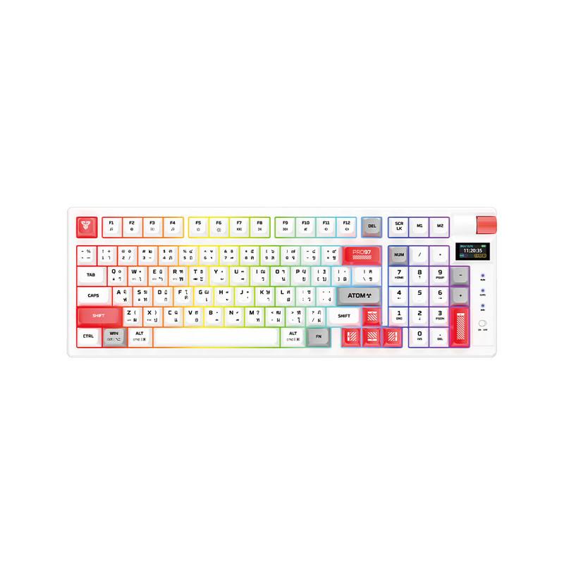 کیبورد گیمینگ فنتک مدل ATOM PRO MK918REDSWITCH کیبورد گیمینگ فنتک مدل ATOM PRO MK918REDSWITCH