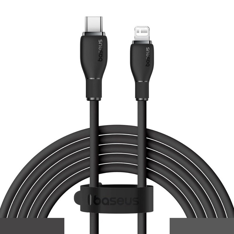 کابل تبدیل USB-C به لایتنینگ بیسوس مدل Pudding Series Gentle 20W طول 120 سانتی متر