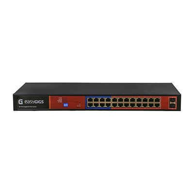 سوئیچ شبکه 24 پورت ایزیگیگز مدل EG-SWU-1401-26GPS-small-image