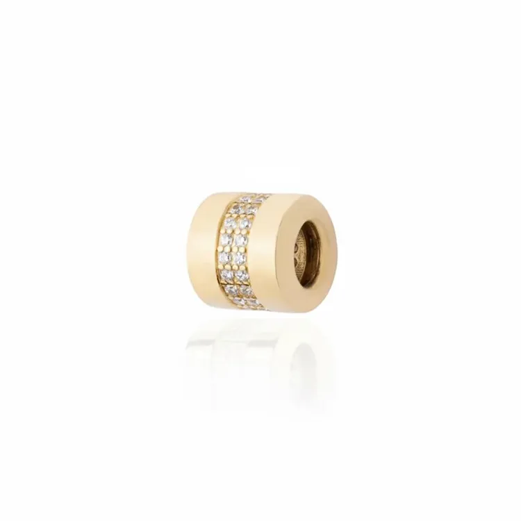 آویز طلا 18 عیار بدون زنجیر طلا زنانه طرح ولورا مدل PSG62