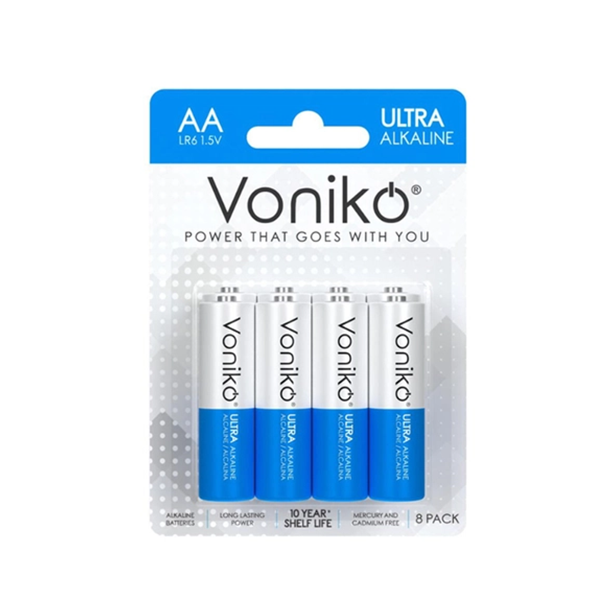 باتری قلمی ونیکو مدل LR6 بسته 8 عددی