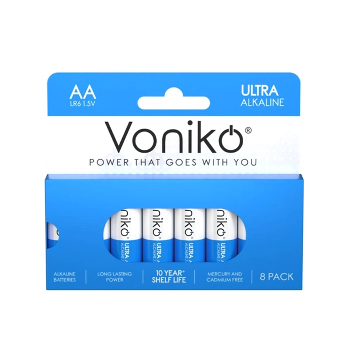 باتری قلمی ونیکو مدل LR6 PAPERBOX بسته 8 عددی