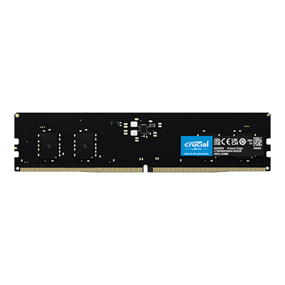 رم کامپیوتر DDR5 تک کاناله 4800 مگاهرتز CL40 کروشیال مدل CT8G48C40U5 ظرفیت 8 گیگابایت