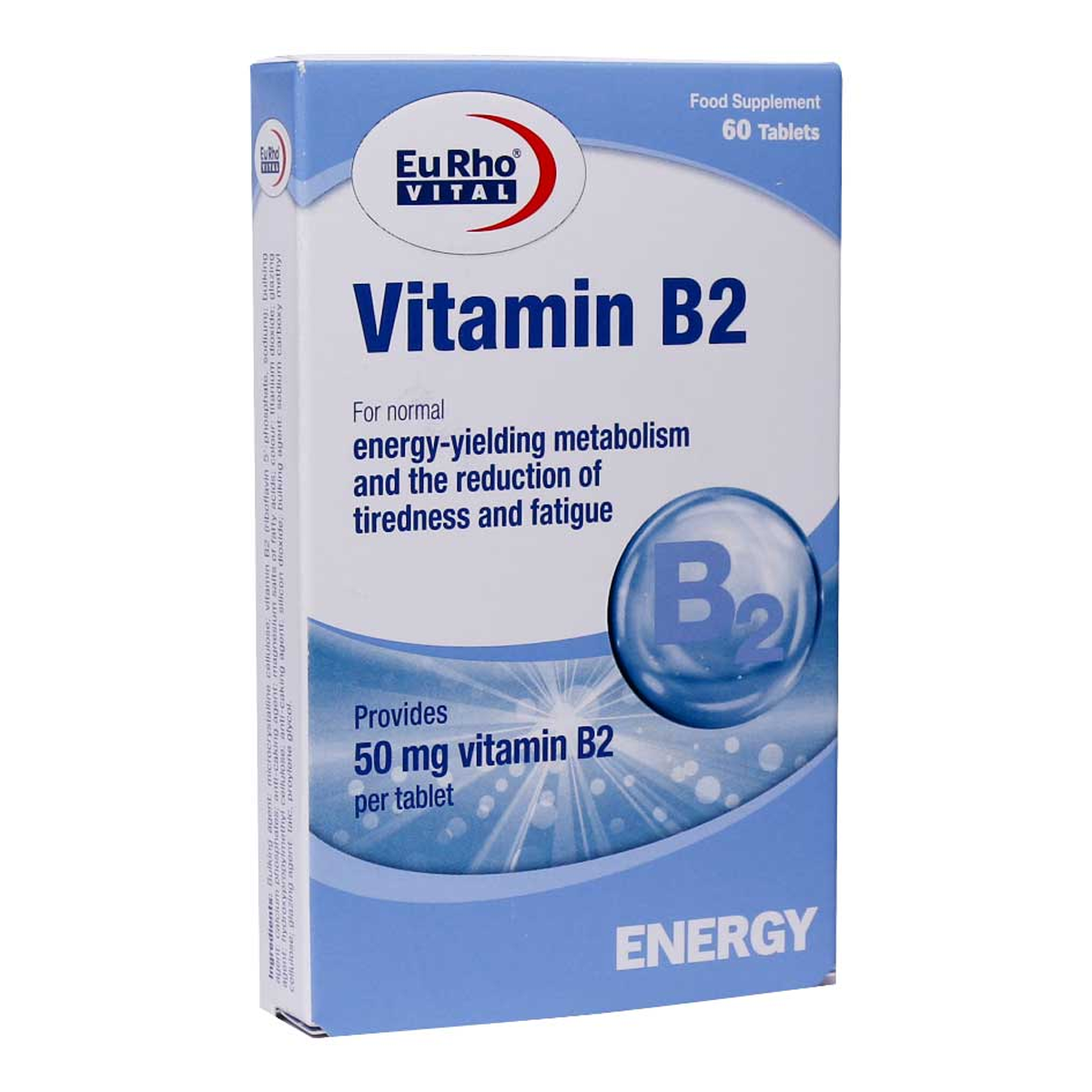 قرص ویتامین B2 یوروویتال بسته 60 عددی-small-image