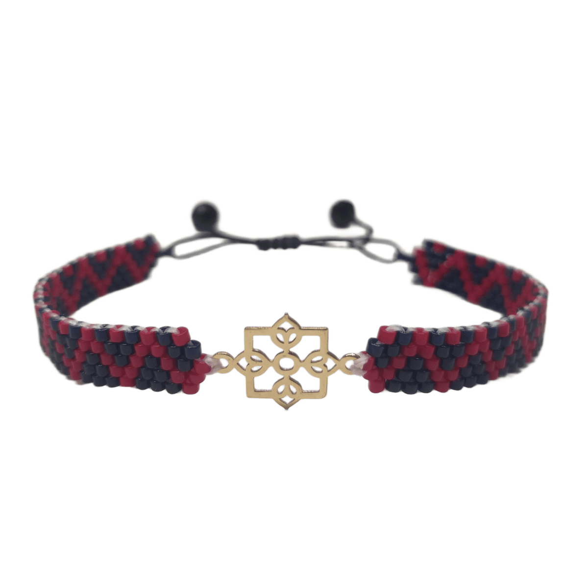 دستبند طلا 18 عیار زنانه دستساز نقش سبد گل کد 149 پلاک