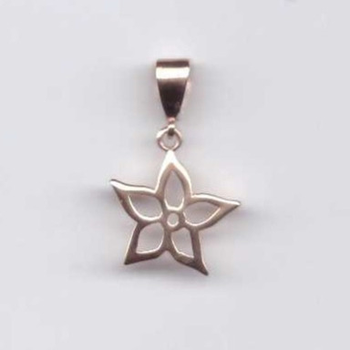 آویز طلا 18 عیار زنانه لاوندر طرح عروس دریایی سه بعدی کد 236