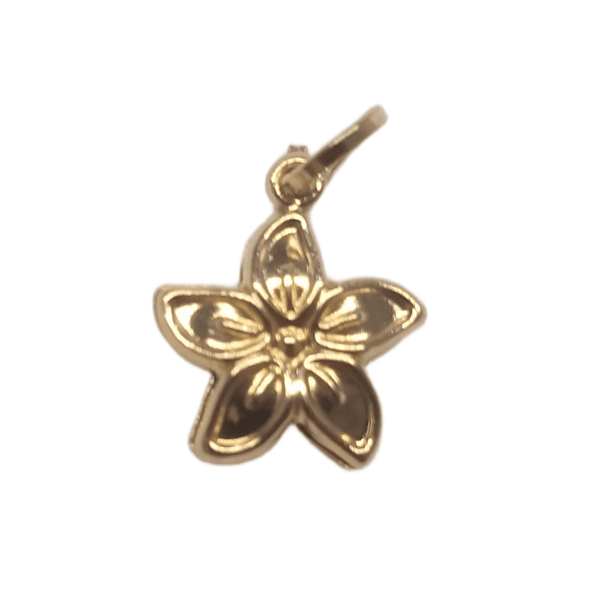 آویز طلا 18 عیار زنانه لاوندر طرح گل 3 بعدی کد 254