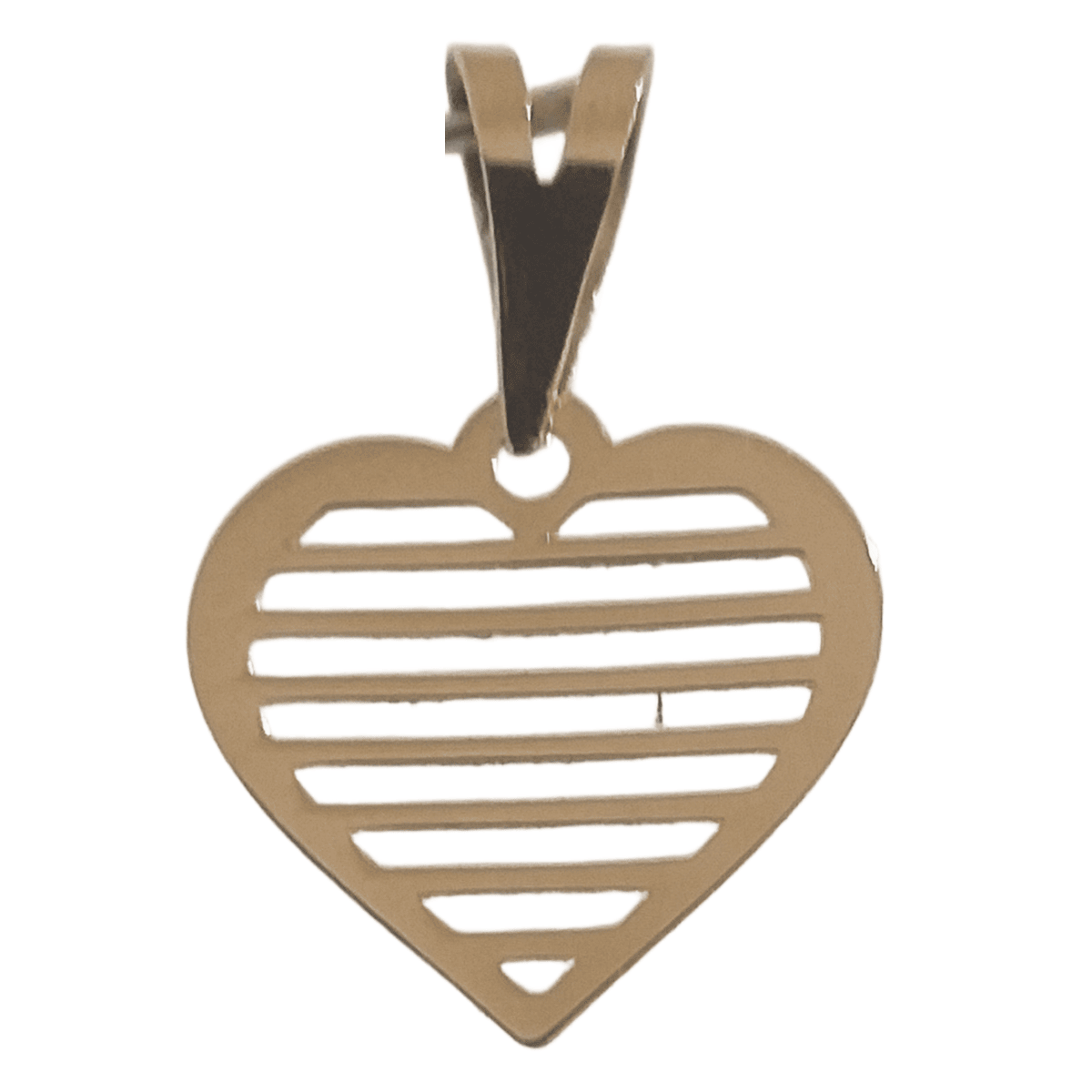 آویز طلا 18 عیار زنانه لاوندر طرح قلب کد 276