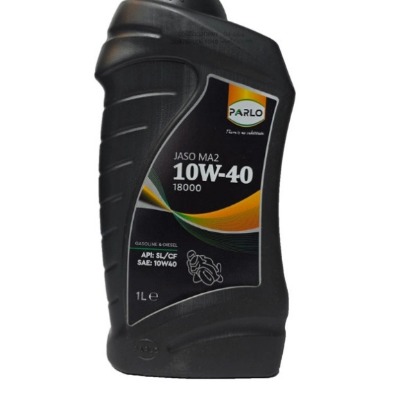 روغن موتور سیکلت مدل parlo-10w40-sl حجم یک لیتر