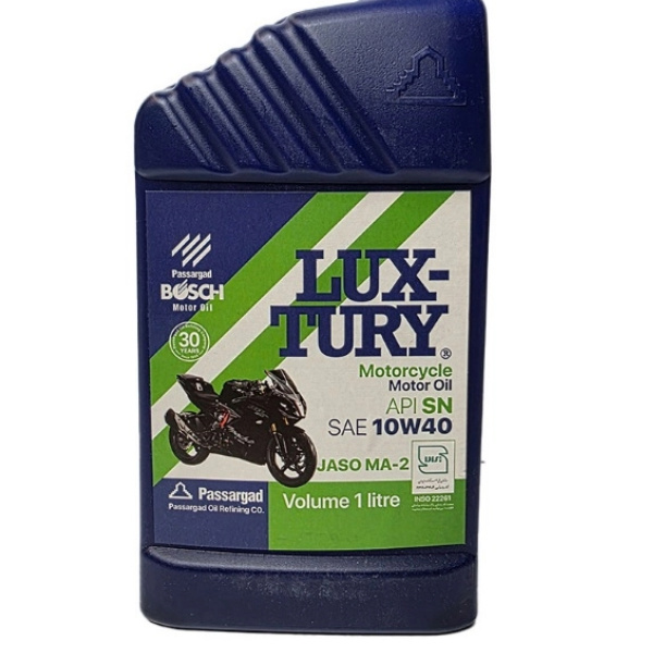 روغن موتور سیکلت پاسارگاد بوش مدل BOSCH-LUXTURY حجم 1 لیتر