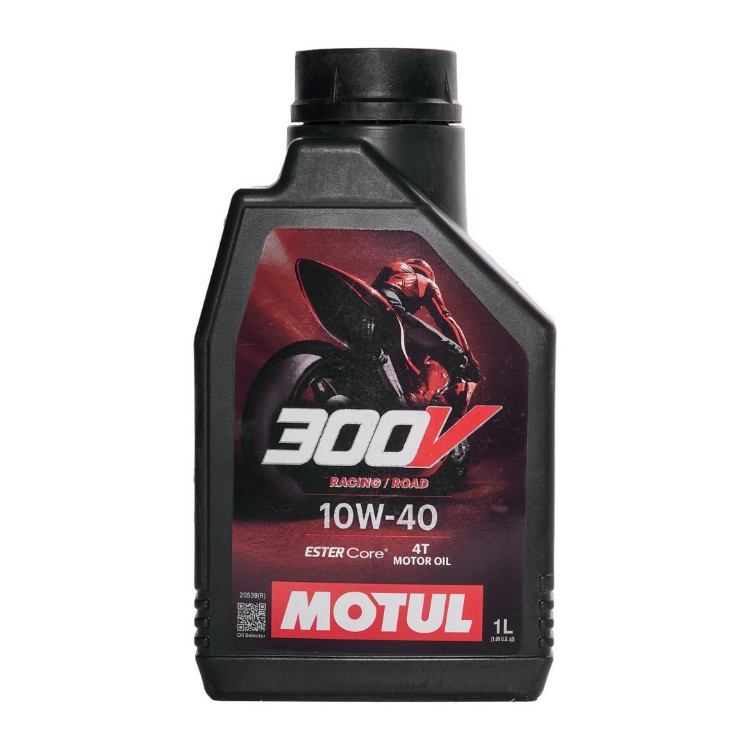 روغن موتور سیکلت موتول مدل 10W40-300V حجم 1 لیتر