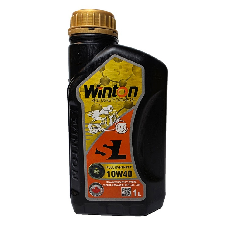 روغن موتور سیکلت وینتون مدل 10w40-sl حجم یک لیتر