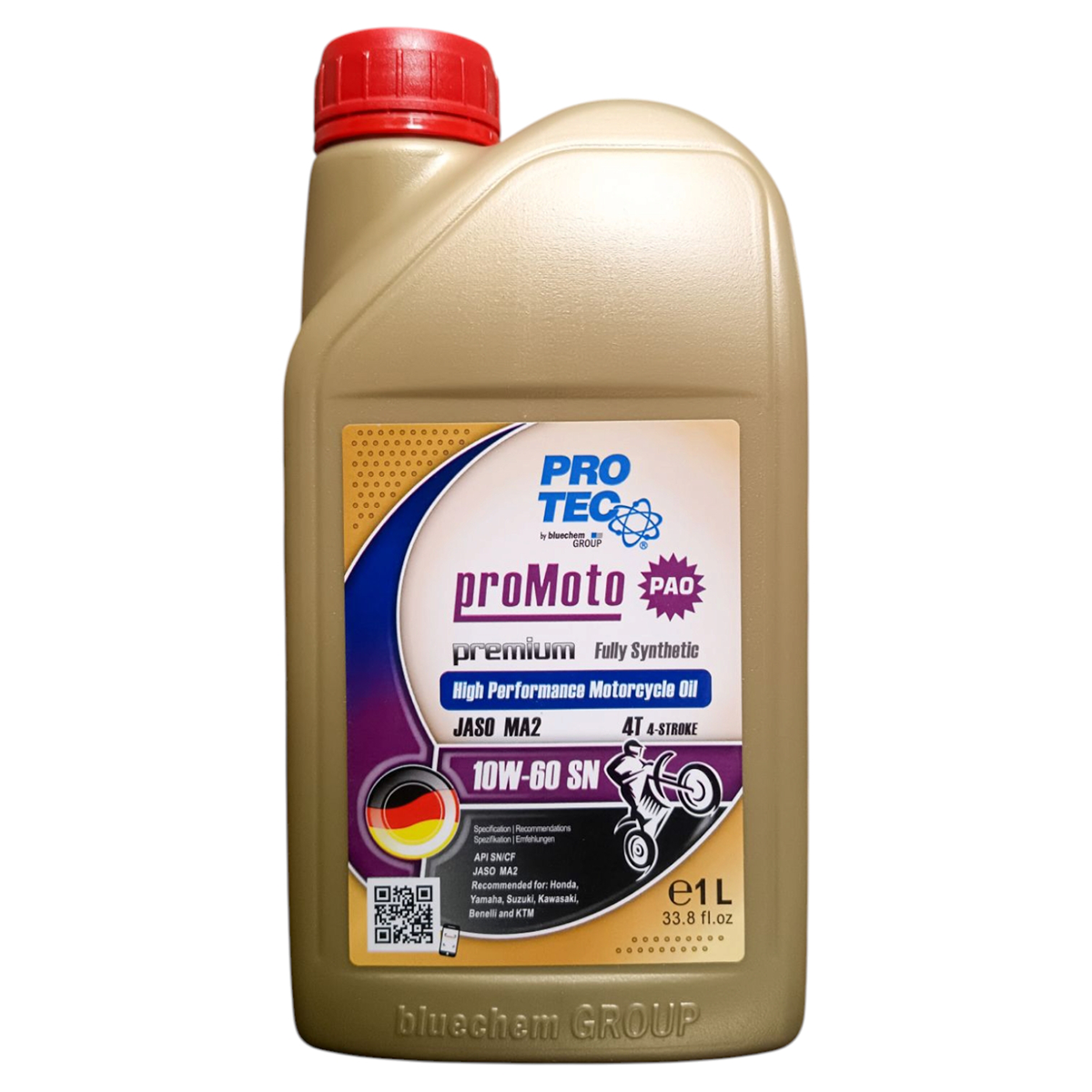 روغن موتور سیکلت پروتک مدل PRPTECH 1060 SN MA2 حجم 1 لیتر روغن موتور سیکلت پروتک مدل PRPTECH 1060 SN MA2 حجم 1 لیتر-small-image