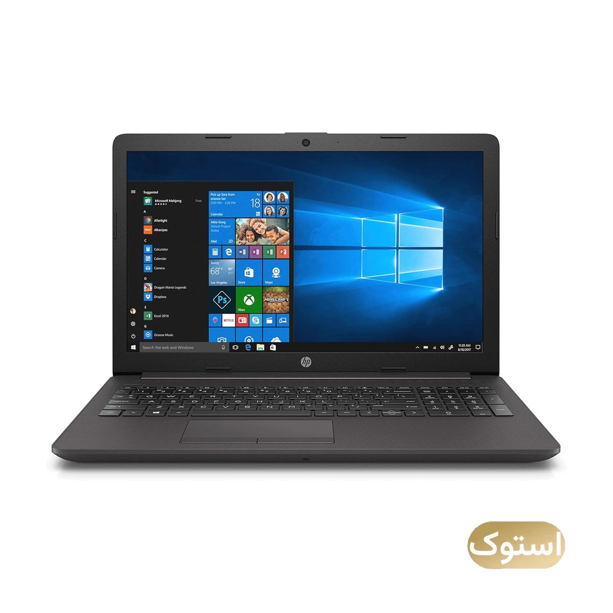 لپ تاپ استوک USED - دل 15 اینچی مدل HP 250 G7) i5 8265U 8GB 256GB) - خاکستری-small-image