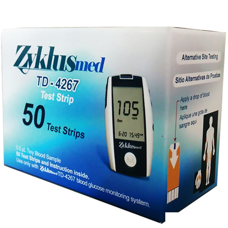 نوار تست قندخون زیکلاس مد TD-4267 نوار تست قندخون زیکلاس مد TD-4267
