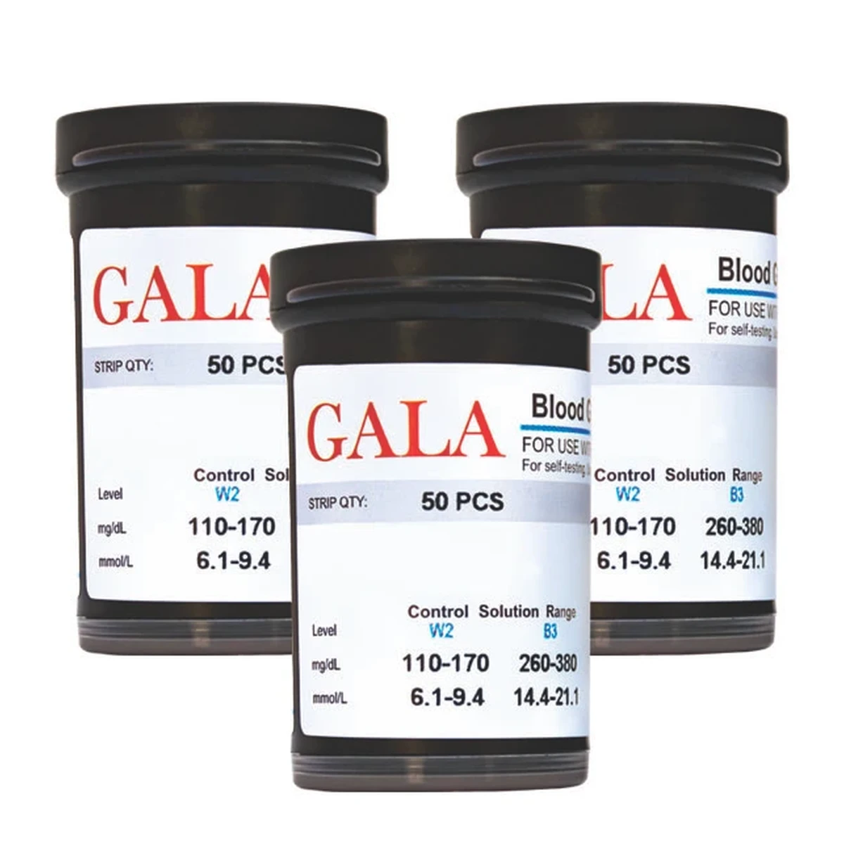 نوار تست قند خون گالا مدل OK-2AJ سه بسته 50 عددی نوار تست قند خون گالا مدل OK-2AJ سه بسته 50 عددی-small-image
