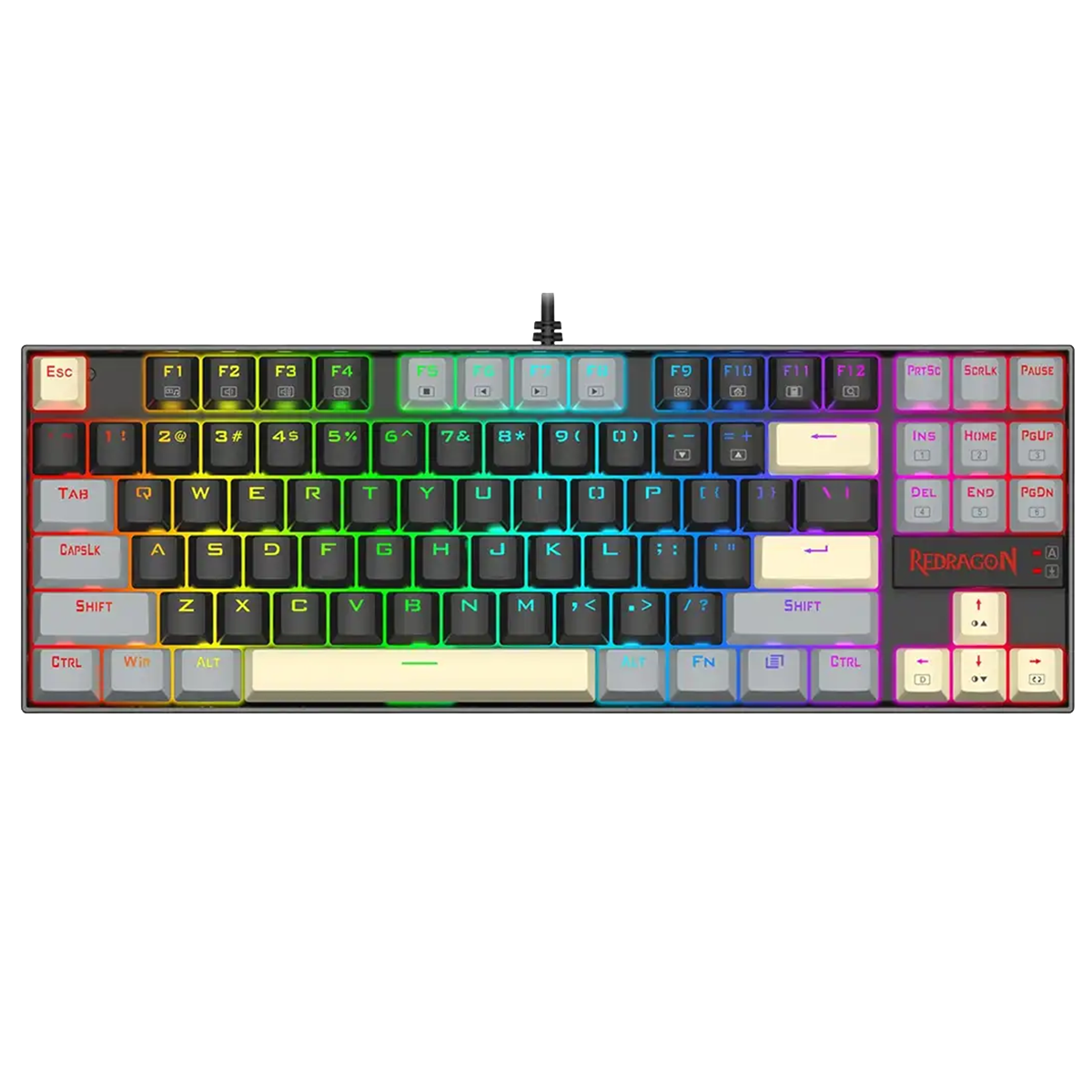 کیبورد گیمینگ ردراگون مدل KUMARA K552 LGY RGB-small-image