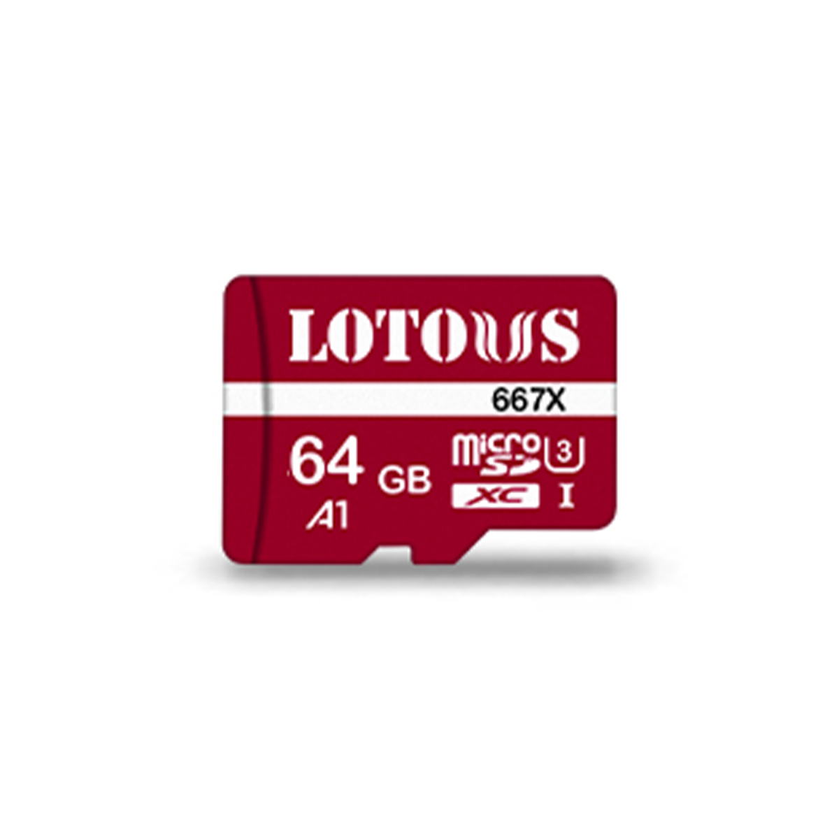 کارت حافظه‌ microSDHC لوتوس استاندارد U3 A1 مدل 667X ظرفیت 64 گیگابایت-small-image