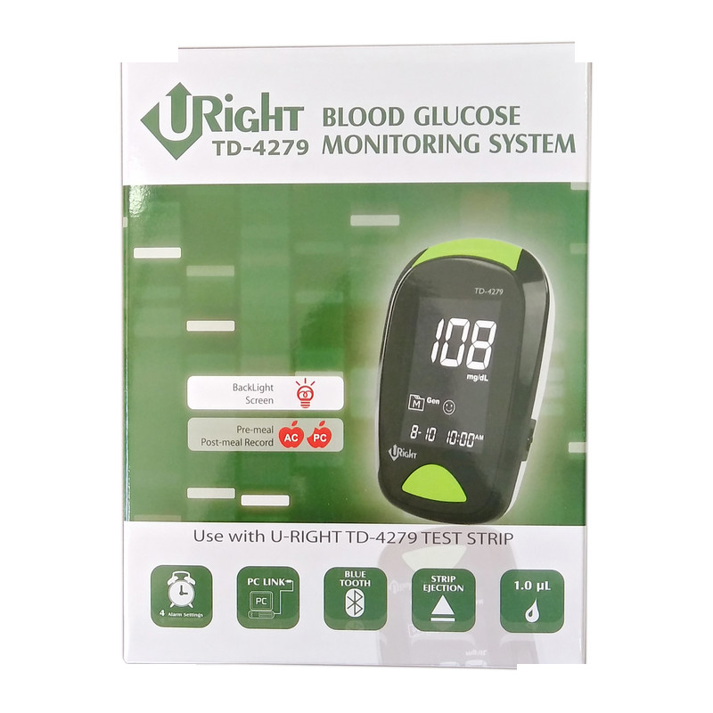 دستگاه تست قند خون یورایت مدل TD4279 دستگاه تست قند خون یورایت مدل TD4279