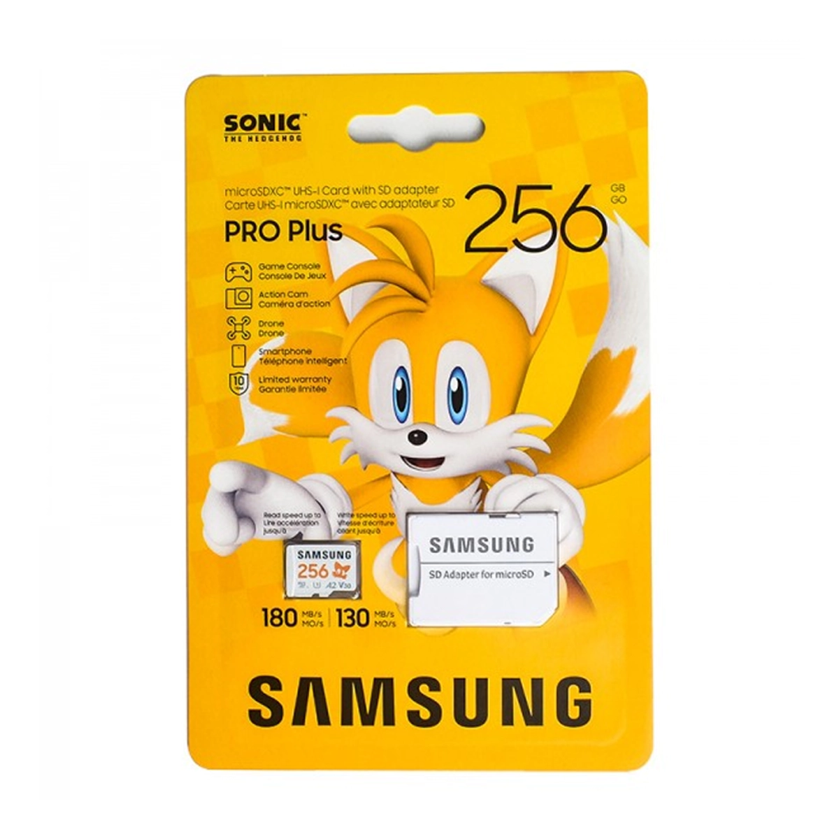 کارت حافظه MicroSDXC سامسونگ مدل PRO Plus SONIC کلاس 10 استاندارد U3 سرعت 180MBps ظرفیت 256 گیگابایت کارت حافظه MicroSDXC سامسونگ مدل PRO Plus SONIC کلاس 10 استاندارد U3 سرعت 180MBps ظرفیت 256 گیگابایت-small-image