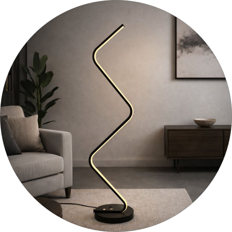 آباژور ایستاده طرح پالس کد 00740 آباژور ایستاده طرح پالس کد 00740