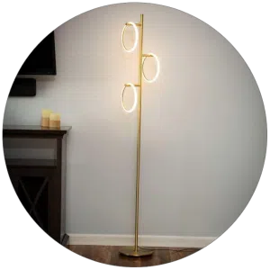 آباژور ایستاده طرح سه حلقه کد 00480 آباژور ایستاده طرح سه حلقه کد 00480