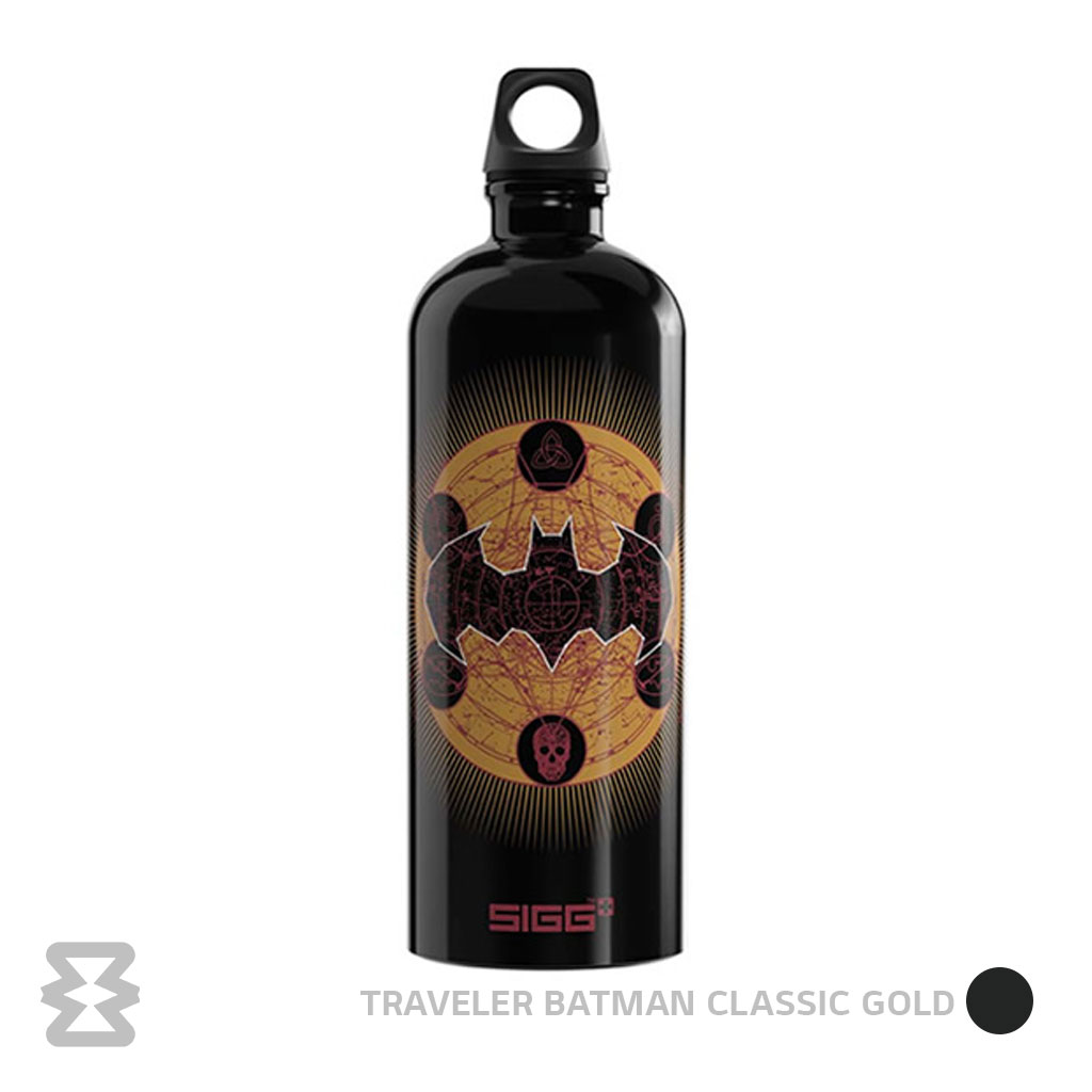 قمقمه سفری سیگ مدل Traveller 1000 Batman Classic Gold قمقمه سفری سیگ مدل Traveller 1000 Batman Classic Gold