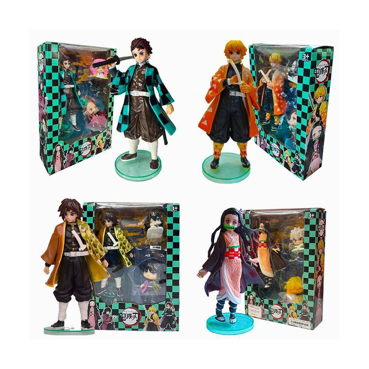اکشن فیگور طرح کارکترهای انیمه Demon Slayer بسته 4 عددی اکشن فیگور طرح کارکترهای انیمه Demon Slayer بسته 4 عددی-small-image