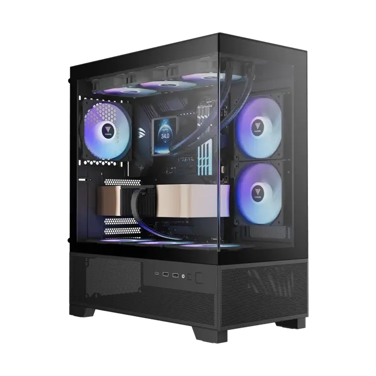 کیس کامپیوتر گیم دیاس مدل AURA GC12 ARGB-small-image