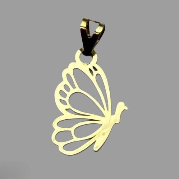 پلاک طلا  18عیار اپال گلد مدل پروانه sh0352