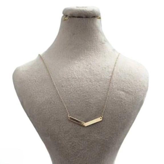 گردنبند طلا 18عیار اپال لد مدل  وی G0158