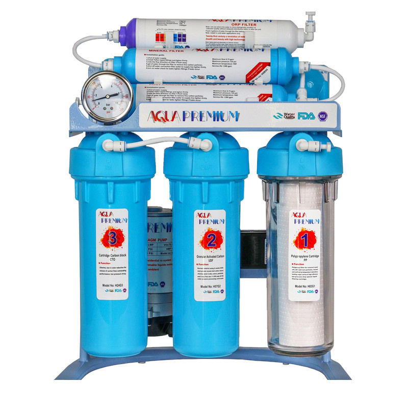 دستگاه تصفیه کننده آب آکواپرمیوم مدل A7ORP7-BL-TP دستگاه تصفیه کننده آب آکواپرمیوم مدل A7ORP7-BL-TP