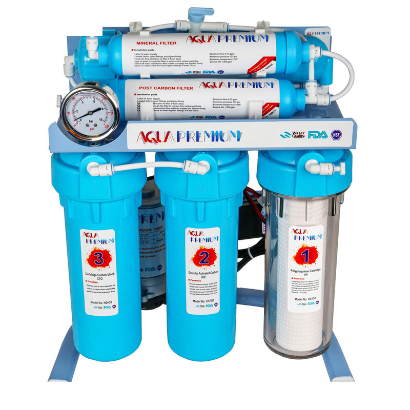 دستگاه تصفیه کننده آب آکواپرمیوم مدل A6RO6-BL-TP دستگاه تصفیه کننده آب آکواپرمیوم مدل A6RO6-BL-TP