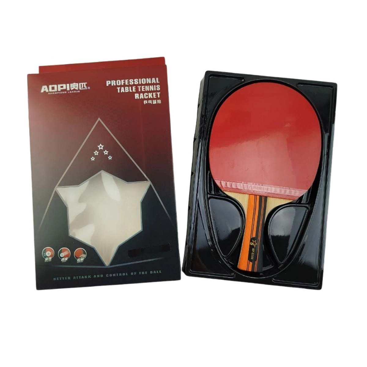 راکت پینگ پنگ آئوپی مدل اورجینال پنج ستاره راکت پینگ پنگ آئوپی مدل اورجینال پنج ستاره-small-image