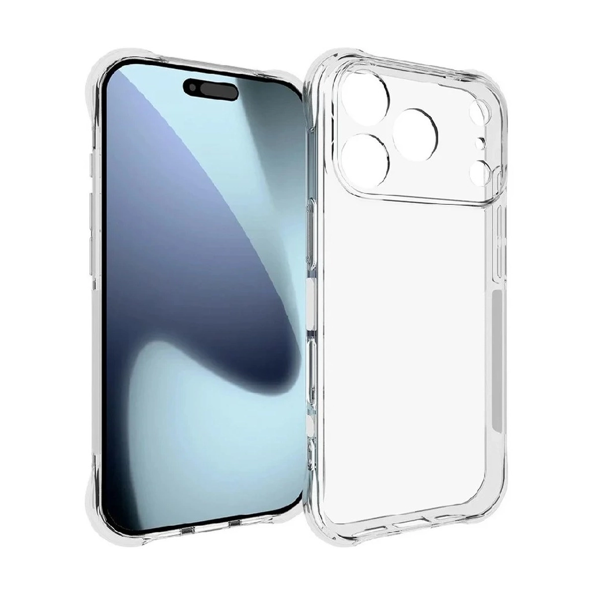 قاب آیفون ۱۷ پرو مکس اپل مدل ژله ای شفاف-small-image