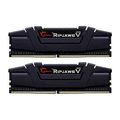 رم کامپیوتر DDR4 دو کاناله 3200 مگاهرتز CL16 جی اسکیل مدل Ripjaws V ظرفیت 16 گیگابایت