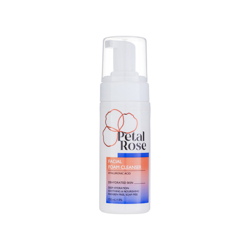 فوم شستشوی صورت پتال رز مدل Hyaluronic Acid حجم 150  میلی لیتر