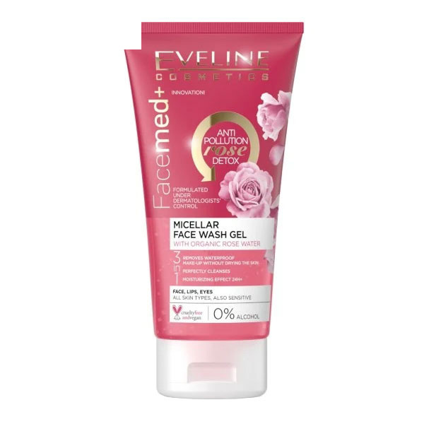 ژل شستشو صورت اولاین مدل Organic Rose Water حجم 150 میلی لیتر