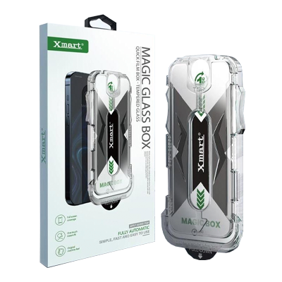 گلس گوشی اپل iPhone 13 Pro ایکس مارت مدل Magic Glass Box به همراه کیت نصب