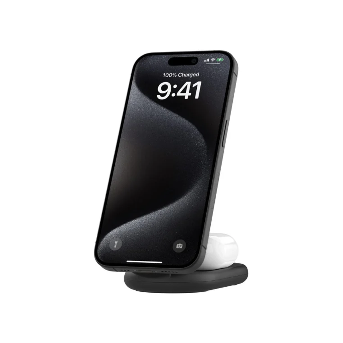 شارژر بی سیم بلکین 15 وات مدل BoostCharge 2-in-1 Magnetic Foldable 15W WIZ028 شارژر بی سیم بلکین 15 وات مدل BoostCharge 2-in-1 Magnetic Foldable 15W WIZ028-small-image